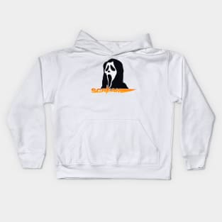 scream VI  (Scream 6)  scary horror movie graphic design by ironpalette Kids Hoodie